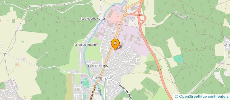 localisation de l'entreprise ATELIER D'INNOVATION SUR COMMANDES NUMERIQUES  GRAVIGNY