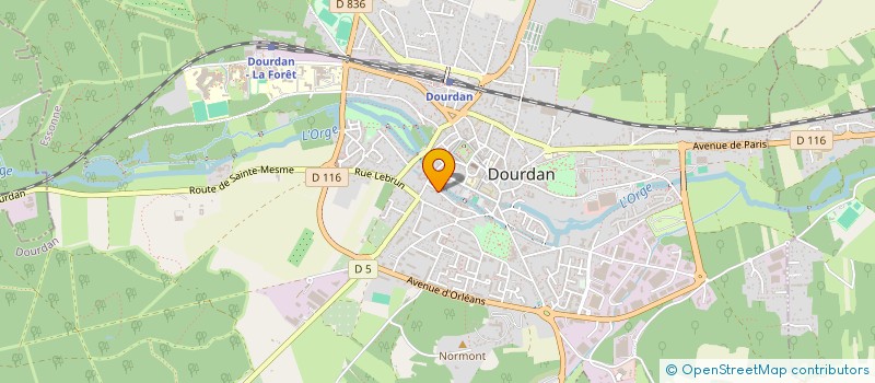 localisation de l'entreprise ATELIER D'INTERIEURS à DOURDAN