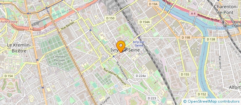localisation de l'entreprise ATELIER D'IVRY à IVRY-SUR-SEINE