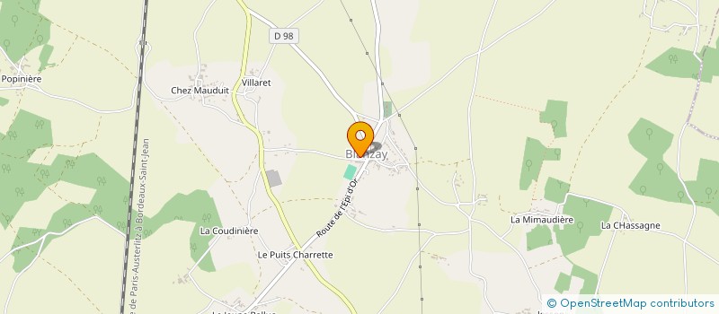 localisation de l'entreprise ATELIER D'LN  BLANZAY