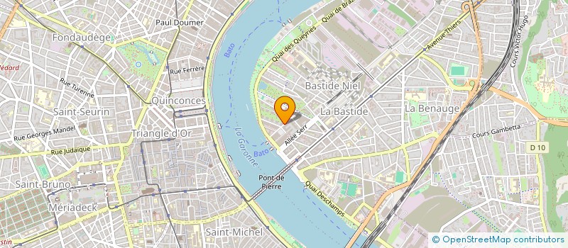 localisation de l'entreprise ATELIER D'OCTOBRE  BORDEAUX