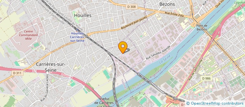localisation de l'entreprise ATELIER D'OUTILLAGES AFL à CARRIERES-SUR-SEINE