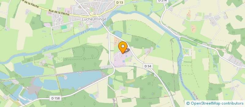 localisation de l'entreprise ATELIER D'USINAGE DE LA VALLEE DU LOIR à AUBIGNE-RACAN