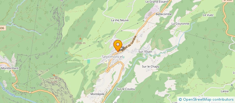 localisation de l'entreprise ATELIER DALLOZ LAPIDAIRES à SEPTMONCEL LES MOLUNES