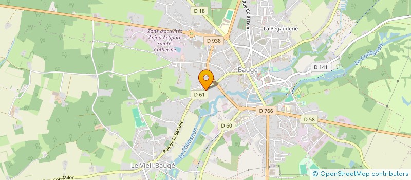 localisation de l'entreprise ATELIER DAMAMME  BAUGE-EN-ANJOU