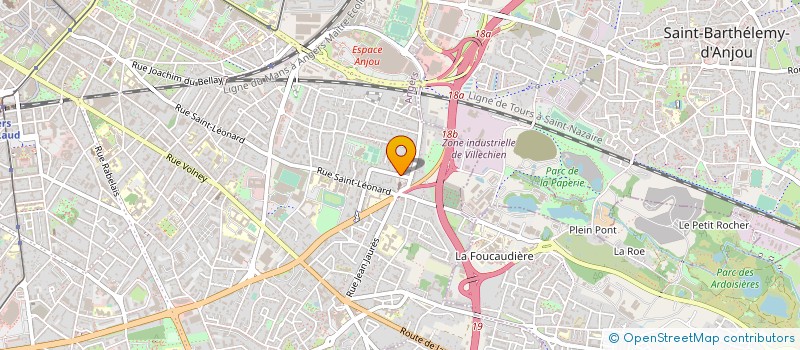 localisation de l'entreprise ATELIER DASSE.COM à ANGERS