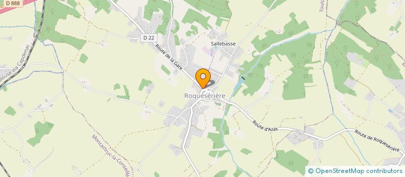 localisation de l'entreprise ATELIER DATCHA  ROQUESERIERE