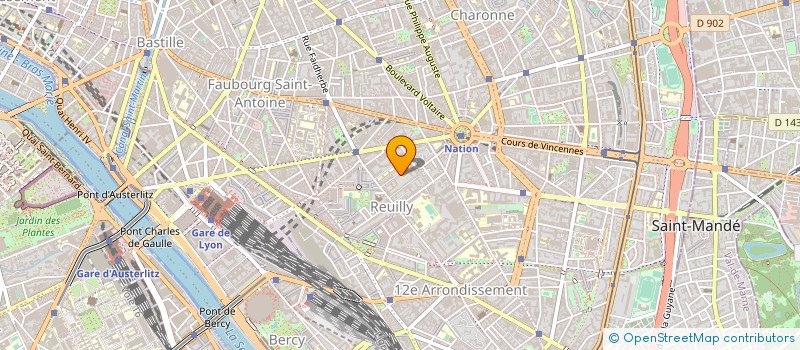 localisation de l'entreprise ATELIER DAVID CHATELUS  PARIS