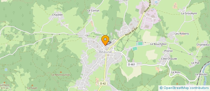 localisation de l'entreprise ATELIER DE BOBINAGE ELECTRIQUE MAZEL à MONISTROL-SUR-LOIRE