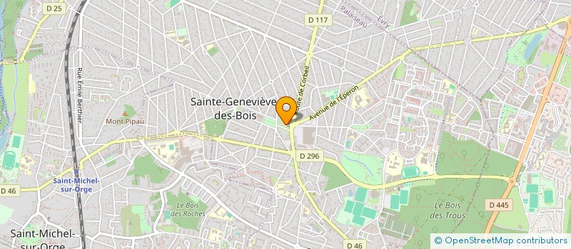 localisation de l'entreprise ATELIER DE BRICOLAGE POUR TOUS à SAINTE-GENEVIEVE-DES-BOIS