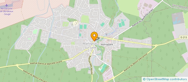 localisation de l'entreprise ATELIER DE CAROLINE  MARTIGNAS-SUR-JALLE