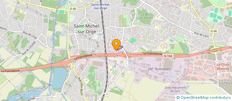 localisation de l'entreprise ATELIER DE CHAUDRONNERIE DE L'ESSONNE à SAINT-MICHEL-SUR-ORGE