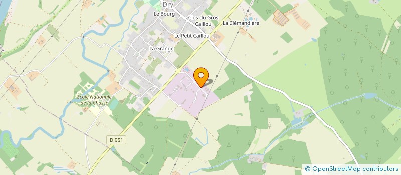 localisation de l'entreprise ATELIER DE CHAUDRONNERIE METALLERIE MAINTENANCE AC2M à DRY