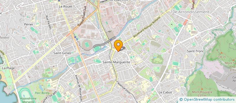 localisation de l'entreprise ATELIER DE COIFFURE MODERNE à MARSEILLE