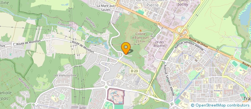 localisation de l'entreprise ATELIER DE CONSTRUCTION D URBANISME ET D ARCHITECTURE  ELANCOURT