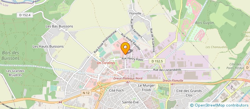 localisation de l'entreprise ATELIER DE COPIES ET REPRODUCTIONS à DREUX