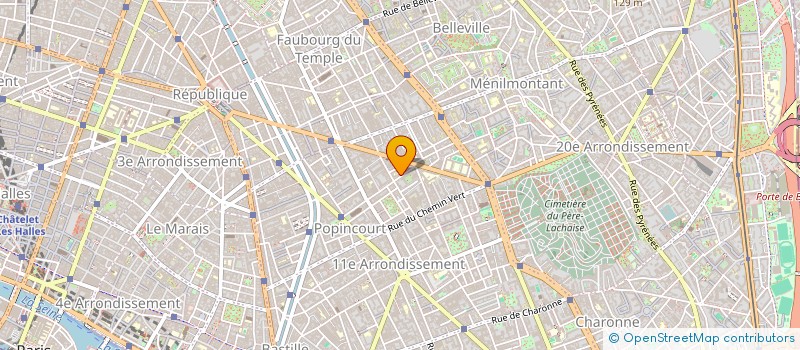 localisation de l'entreprise ATELIER DE COURSON  PARIS