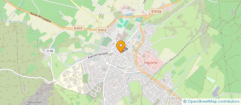 localisation de l'entreprise ATELIER DE CREATION ET D'INSERTION  THUIR