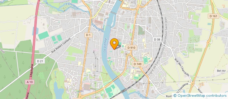 localisation de l'entreprise ATELIER DE CREATION ET DEVELOPPEMENT INFORMATIQUE DE LA VIENNE  CHATELLERAULT