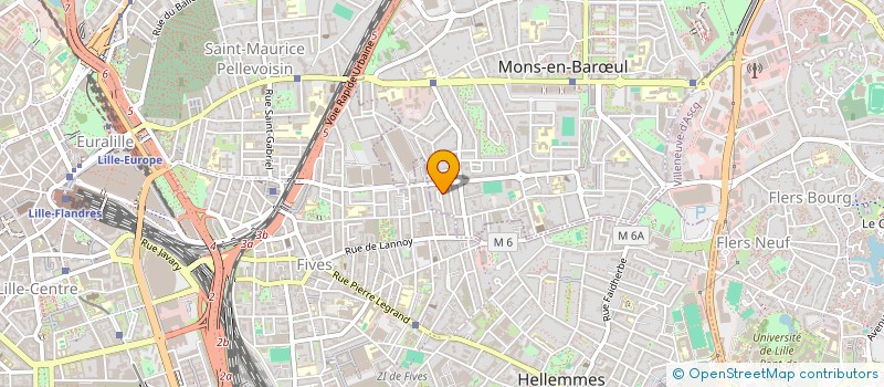 localisation de l'entreprise ATELIER DE CREATION LA MALTERIE  MONS-EN-BARUL