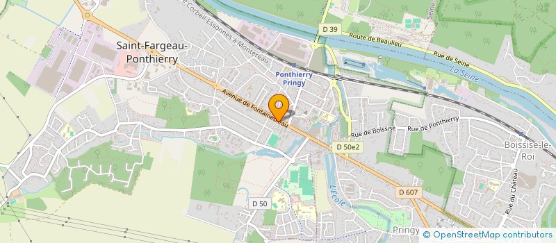 localisation de l'entreprise ATELIER DE DANSE  SAINT-FARGEAU-PONTHIERRY