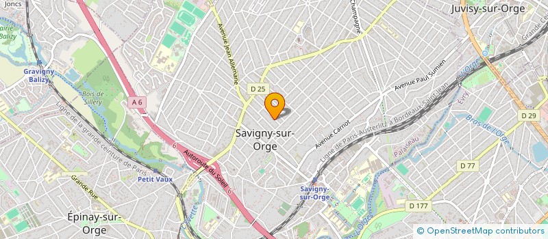 localisation de l'entreprise ATELIER DE DANSE MODERNE SAVIGNY S ORGE à SAVIGNY-SUR-ORGE