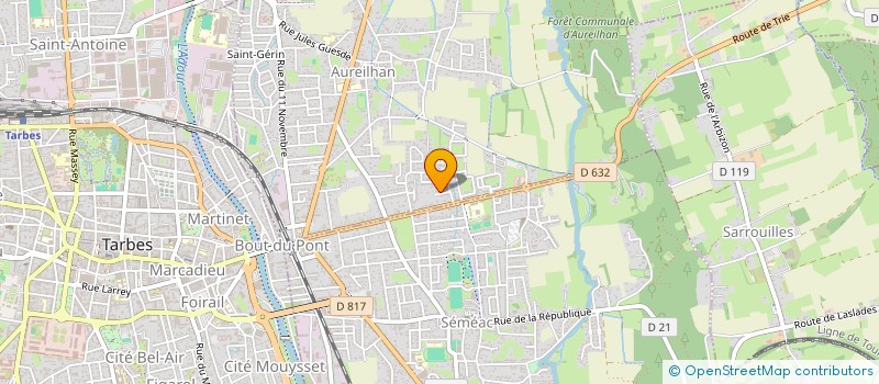 localisation de l'entreprise ATELIER DE DANSE STEPHANY  AUREILHAN