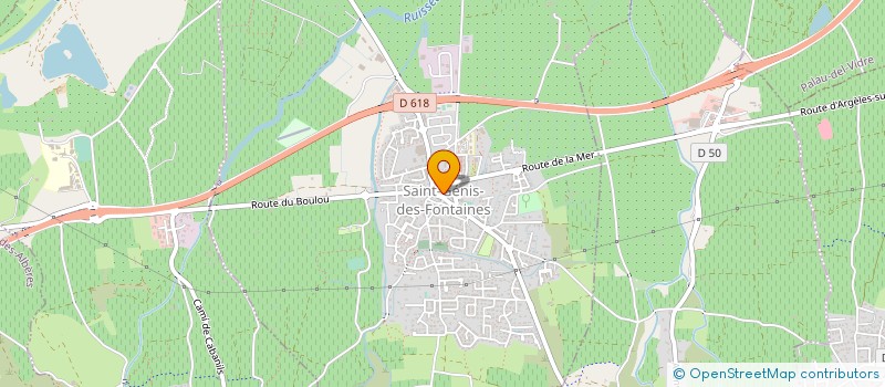 localisation de l'entreprise ATELIER DE DESSIN ET DE PEINTURE à SAINT-GENIS-DES-FONTAINES