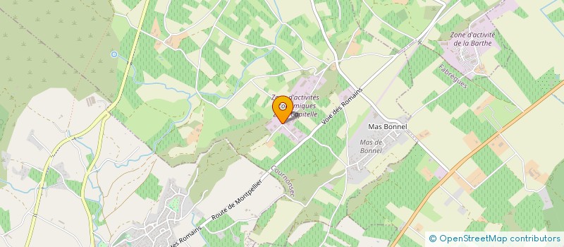 localisation de l'entreprise ATELIER DE FABRICATION EN METALLERIE SERRURERIE  COURNONSEC