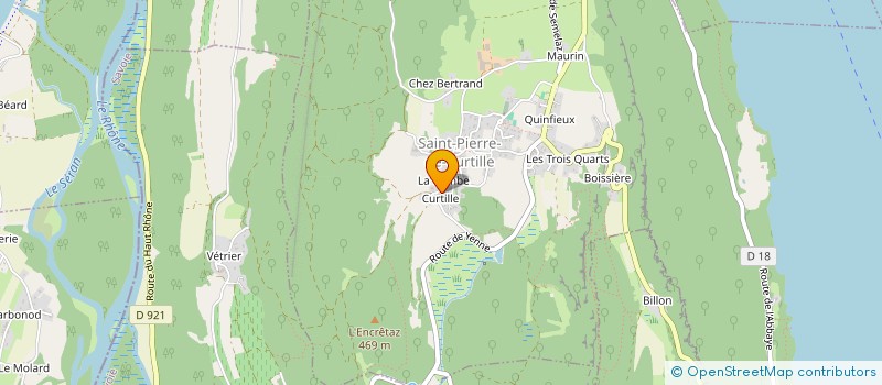 localisation de l'entreprise ATELIER DE FERRONNERIE MIGNOGNA  SAINT-PIERRE-DE-CURTILLE