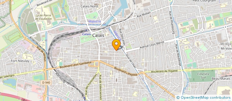 localisation de l'entreprise ATELIER DE FINITION CALAISIEN à CALAIS