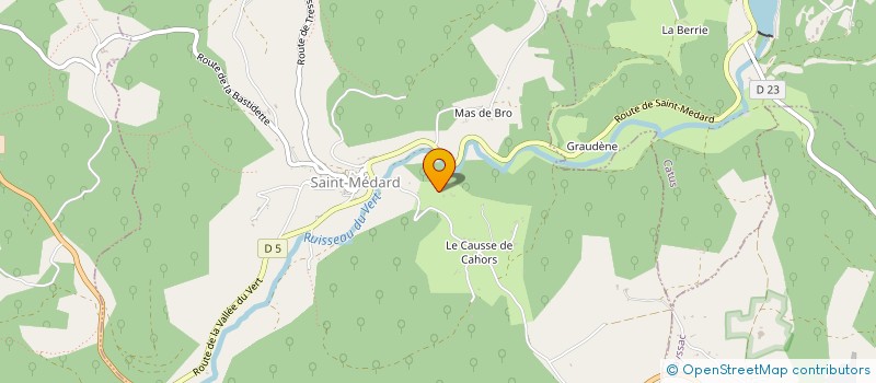localisation de l'entreprise ATELIER DE FRANCAIS LANGUE SECONDE à SAINT-MEDARD