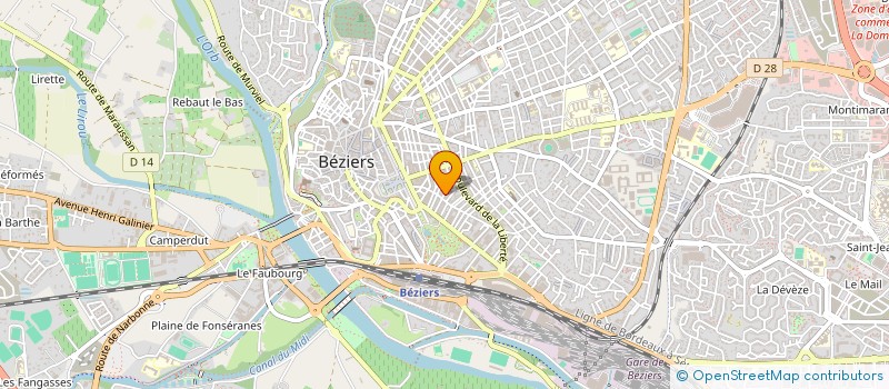 localisation de l'entreprise ATELIER DE FRED-E-RIQUE à BEZIERS