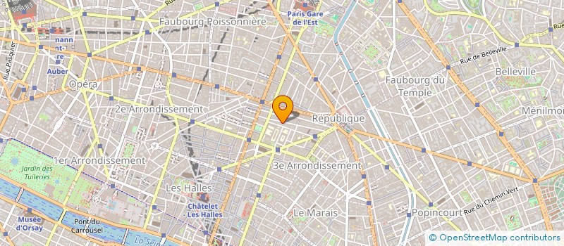 localisation de l'entreprise ATELIER DE GRAVURE & SIGNALETIQUE  PARIS