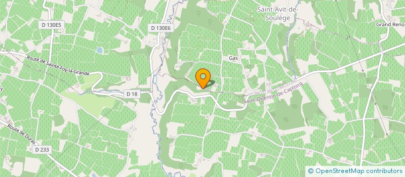 localisation de l'entreprise ATELIER DE L'AGNEAU,ART CREAT LITTERAIRE  SAINT-QUENTIN-DE-CAPLONG