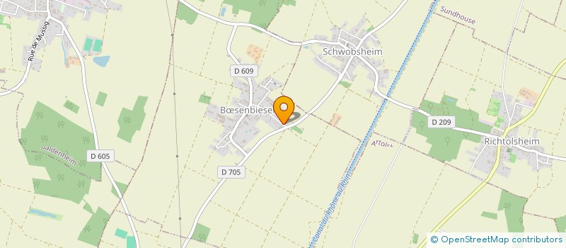 localisation de l'entreprise ATELIER DE L'AMENAGEMENT VOIRIES ET PAYSAGE A.A.V.P.  BSENBIESEN