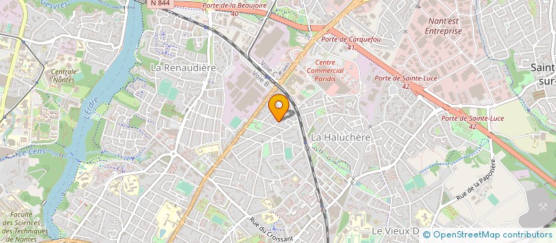 localisation de l'entreprise ATELIER DE L'ATRE à NANTES