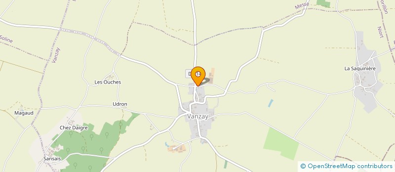 localisation de l'entreprise ATELIER DE L'ECHARDE  VANZAY