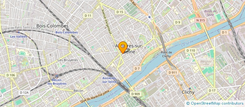 localisation de l'entreprise ATELIER DE L'ENCADREMENT à ASNIERES-SUR-SEINE
