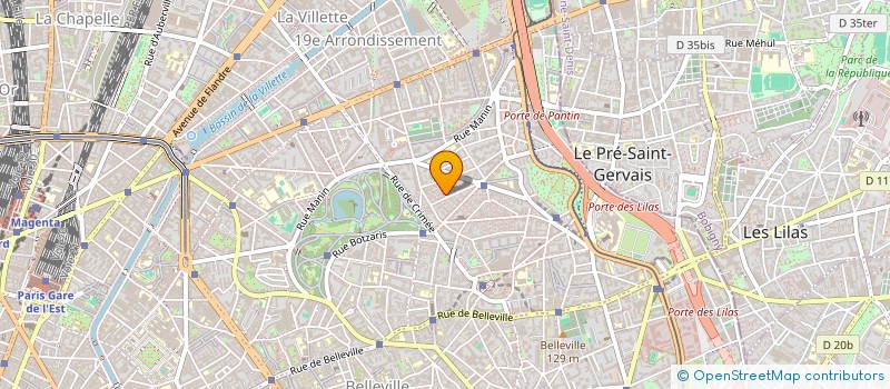 localisation de l'entreprise ATELIER DE L' ENFANCE à PARIS
