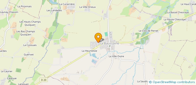 localisation de l'entreprise ATELIER DE L'EPINE  LA BAUSSAINE