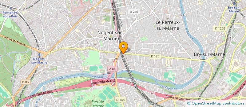 localisation de l'entreprise ATELIER DE L'ESSOR  LE PERREUX-SUR-MARNE