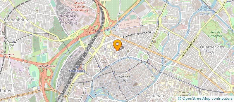 localisation de l'entreprise ATELIER DE L'ETOILE à STRASBOURG