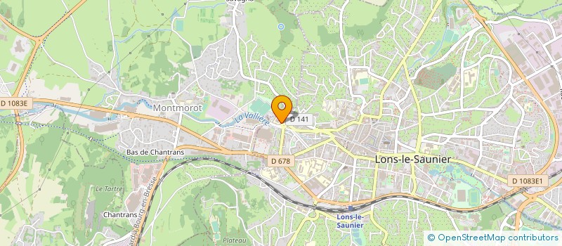 localisation de l'entreprise ATELIER DE L EXIL à LONS-LE-SAUNIER