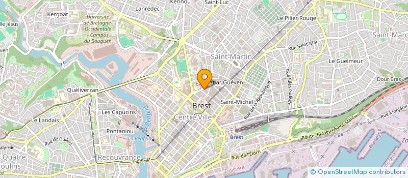 localisation de l'entreprise ATELIER DE L'ILE BREST à BREST