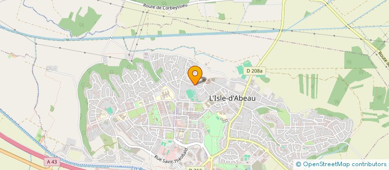 localisation de l'entreprise ATELIER DE L ISLE  L'ISLE-D'ABEAU