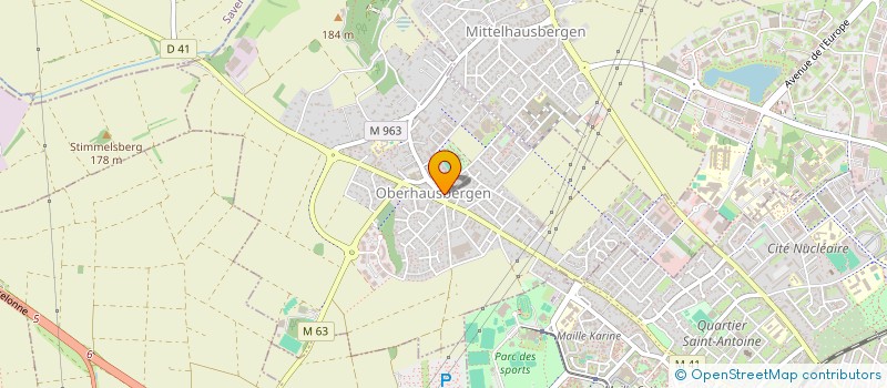 localisation de l'entreprise ATELIER DE L'OPTIQUE  OBERHAUSBERGEN