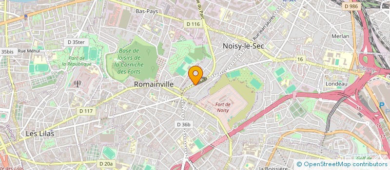 localisation de l'entreprise ATELIER DE L'OURCQ à NOISY-LE-SEC