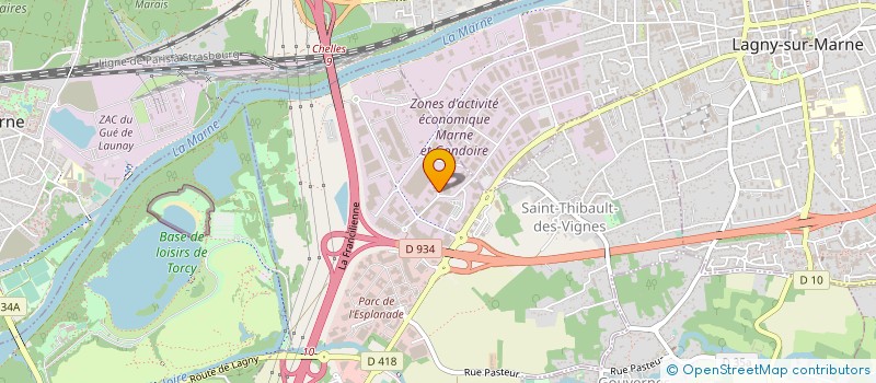 localisation de l'entreprise ATELIER DE LA FLAMME CHAUFFAGE ECOLOGIQUE à SAINT-THIBAULT-DES-VIGNES