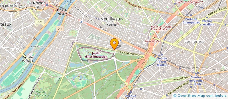 localisation de l'entreprise ATELIER DE LA FOREST DIVONNE à NEUILLY-SUR-SEINE